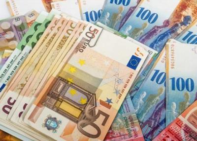 جزئیات نرخ رسمی انواع ارز، قیمت یورو کاهش، پوند افزایش یافت